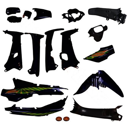 CUB KAPORTA SET [SİYAH] [KALIPSO - ÇELİK] CUB